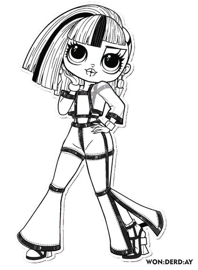 Раскраски OMG LOL surprise куклы из 2-ой серии