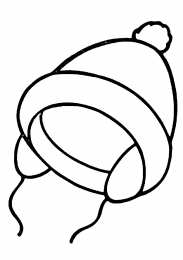 Шапка Раскраски с шапкой. Зимняя одежда.