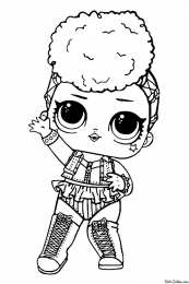 Куклы раскраски с куклами лол для девочек