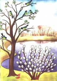 Весна дети рисуют про весну