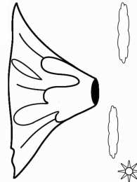 Извержение вулкана Раскраски для изучения окружающего мира. Раскрась извержение вулкана