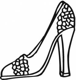Туфли Раскраски с туфлями. Женская обувь