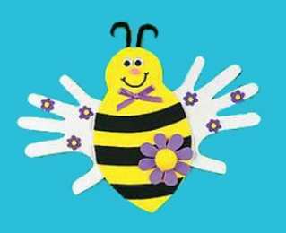 Весенние поделки Как сделать пчелу. поделка пчела 