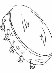 Бубен Раскраски с бубном. Музыкальные инструменты скачать бесплатно