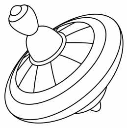 Юла Раскраски с юлой