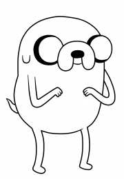 Время приключений Раскраски из мультфильмов.