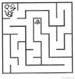 Лабиринт Лабиринты для детей 4-5 лет