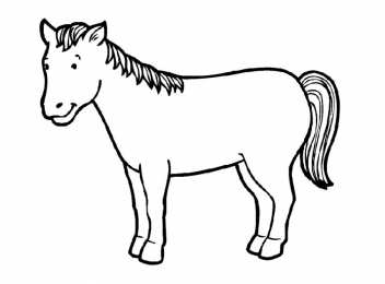 Лошадка Раскраски с лошадкой качалкой и просто маленькими лошадками 