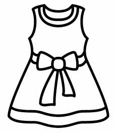 Платья Раскраски платьев для раскрашивания и вырезания скачать бесплатно.
