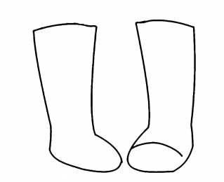 Валенки Раскраски с валенками