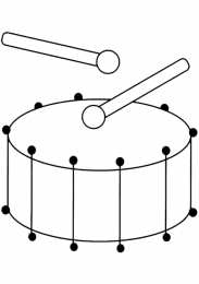 Барабан Барабан и барабанная установка на раскрасках