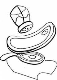 Мясо куски мяса для раскрашивания