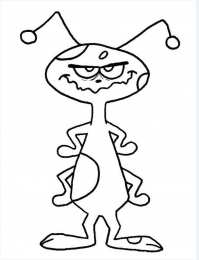 Инопланетяне Раскраски инопланетян и монстров для девочек и мальчиков