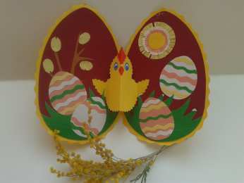 Аппликации на пасху Пасхальные яйца, аппликации из цветной бумаги