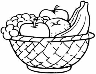 Фрукты и ягоды Детские раскраски для раннего развития детей с фруктами и ягодами 