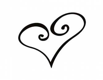 Контуры сердца. Сердечки Контуры сердец и валентинок для вырезания, поделок и аппликаций