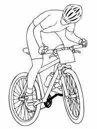 Велоспорт Раскраски с велосипедами. Велоспорт