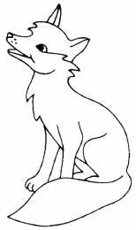 Лиса Раскраски хитрая лиса обманщица