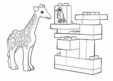 Конструктор Детский конструктор из блоков. Раскраски 