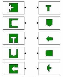 Что к чему подходит Собери фигуру из двух половинок. Задания на логику.