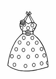 Платья Раскраски платьев для раскрашивания и вырезания скачать бесплатно.