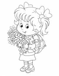 1 сентября день знаний Первое сентября. День знаний. Раскраски к началу учебы. 