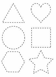 Изучаем геометрические фигуры Распечатать раскраски с геометрическими фигурами для детей 