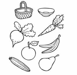 Овощи для детей Раскраски с овощами для детей скачать бесплатно