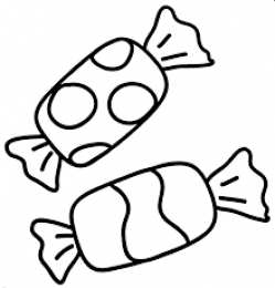 сладости Раскраски с конфетами мороженным 