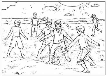 Лето Раскраски про лето