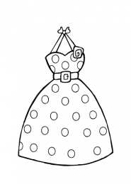 Платья раскраски платья для модельеров