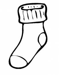 Носки Раскраски с носками