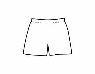 шорты раскраска шорты