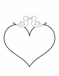 Контуры сердца. Сердечки Контуры сердец и валентинок для вырезания, поделок и аппликаций