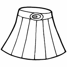 Юбки Раскраски с юбками для девочек