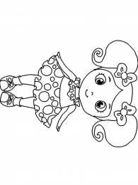 Для девочек Раскраски с куклами для девочек