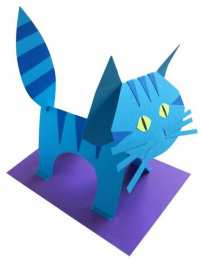 Поделки из цветной бумаги Поделки животных из цветной бумаги. Объемные поделки