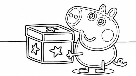 Свинка Пеппа Раскраски со свинкой Пеппой.