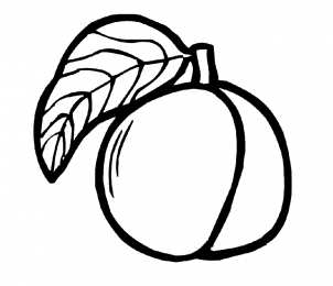 Фрукты и ягоды Детские раскраски для раннего развития детей с фруктами и ягодами 