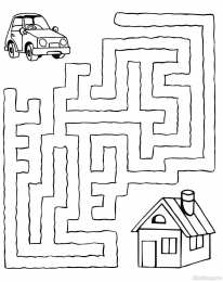 Лабиринт Лабиринты для детей 4-5 лет