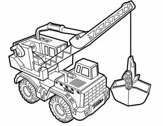 Для мальчиков Строительная техника для мальчиков. Раскраски с тяжелой техникой