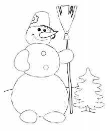 Нарисуй по контуру Задания для подготовки руки к письму. Соедини точки и раскрась 