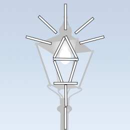 Счетные палочки Фигуры из цветных счетных палочек