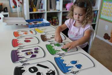 Что к чему подходит Карточки для сортировки по цветам