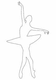 Контуры балерины Контуры и шаблоны балерин для вырезания скачать бесплатно онлайн