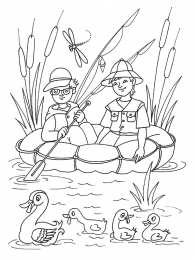 Лето Раскраски про лето