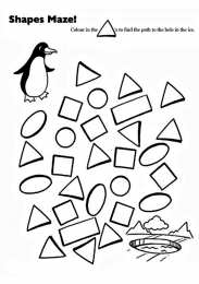 Лабиринт Пройди лабиринт с пингвинами