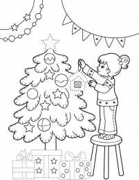 Нарисуй по контуру Задания для подготовки руки к письму. Соедини точки и раскрась 