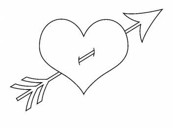 Контуры сердца. Сердечки Контуры сердец и валентинок для вырезания, поделок и аппликаций