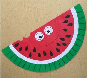 Природа Аппликация арбуз